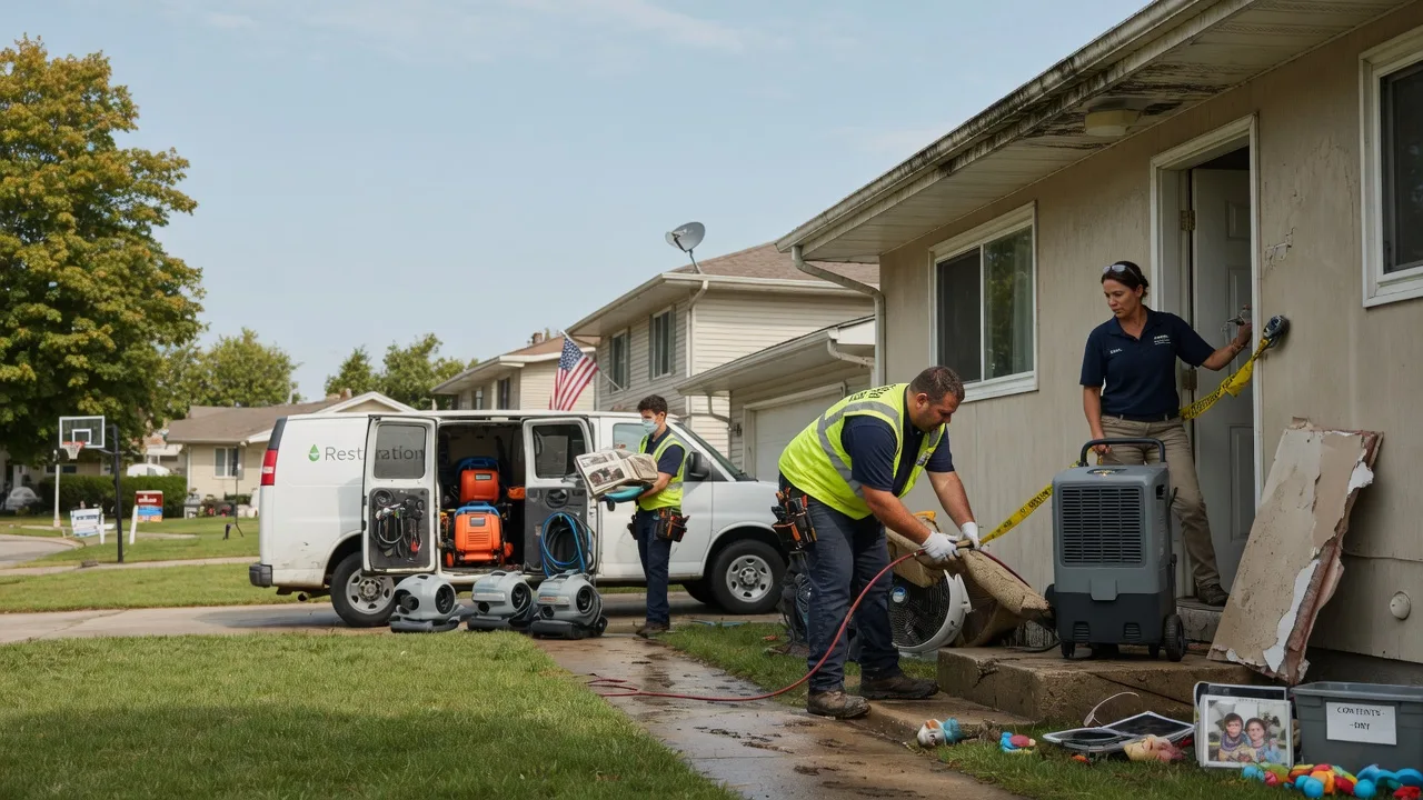 Water Damage Restoration in Eagle, MI near me